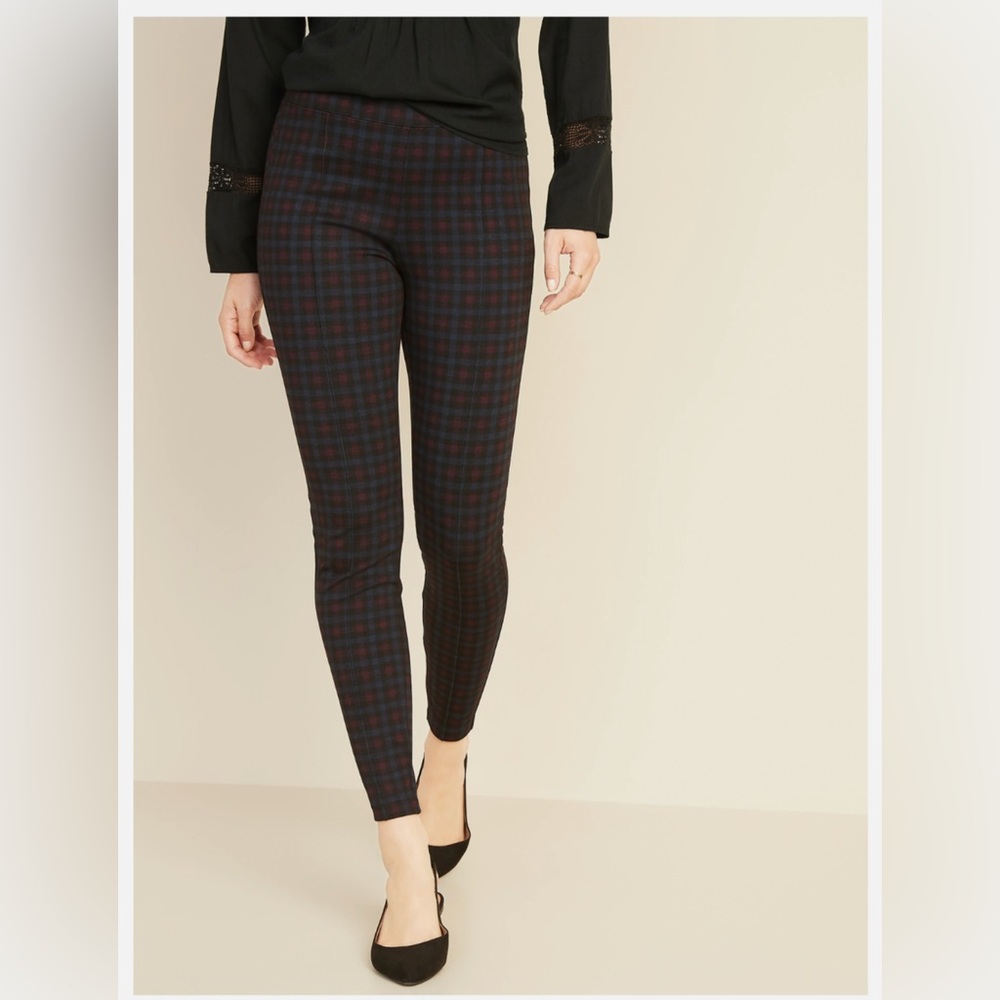 Old Navy High-Waisted Stevie Pintucked Patterned Pants Size Small